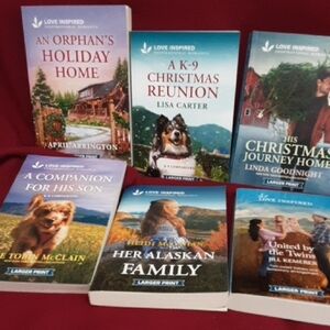 10 Love Inspired Large Print Books
